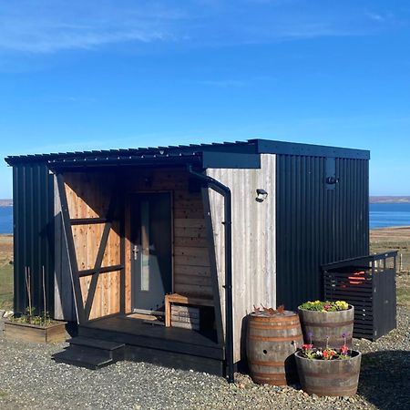 Unique Luxurious Cabin On Sea View Working Croft Garrabost Dış mekan fotoğraf