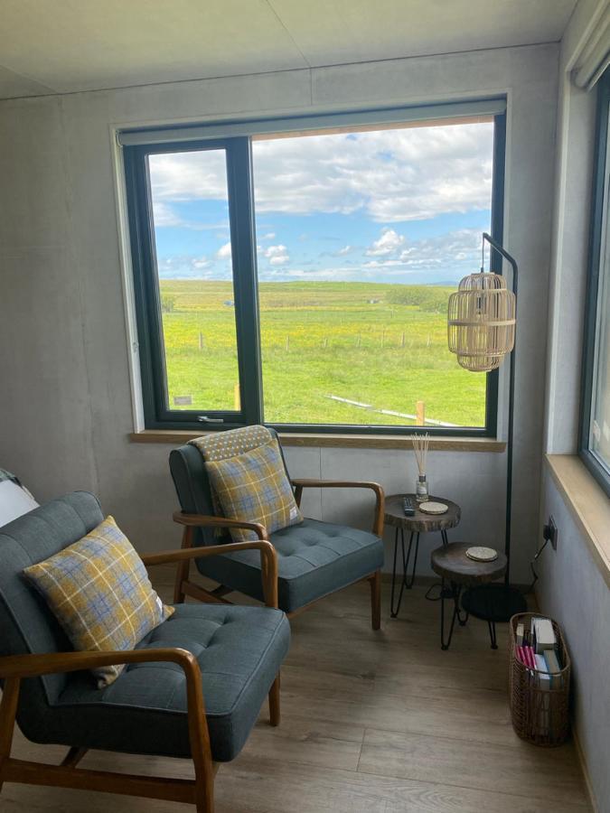 Unique Luxurious Cabin On Sea View Working Croft Garrabost Dış mekan fotoğraf